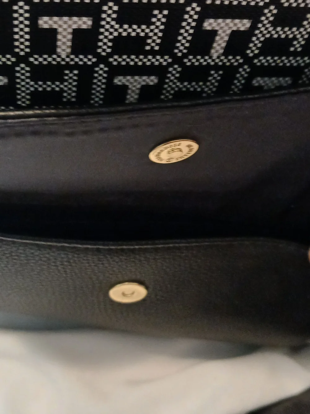 Nwt Tommy Hilfiger Navy Blue & White TH Monogram Mini Backpack